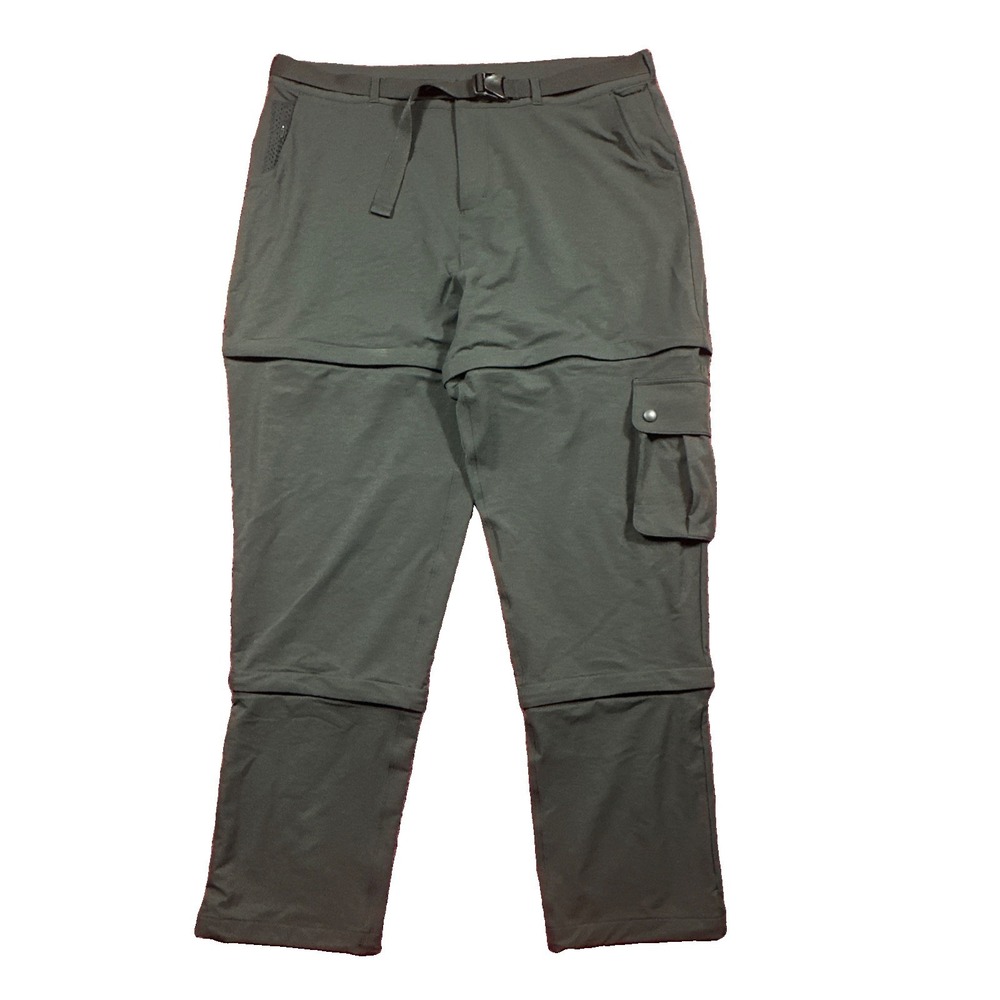 Outdoor Voices RecTrek Zip-Off Men's Sz 3XL Black Convertible Hiking Pants 38/30